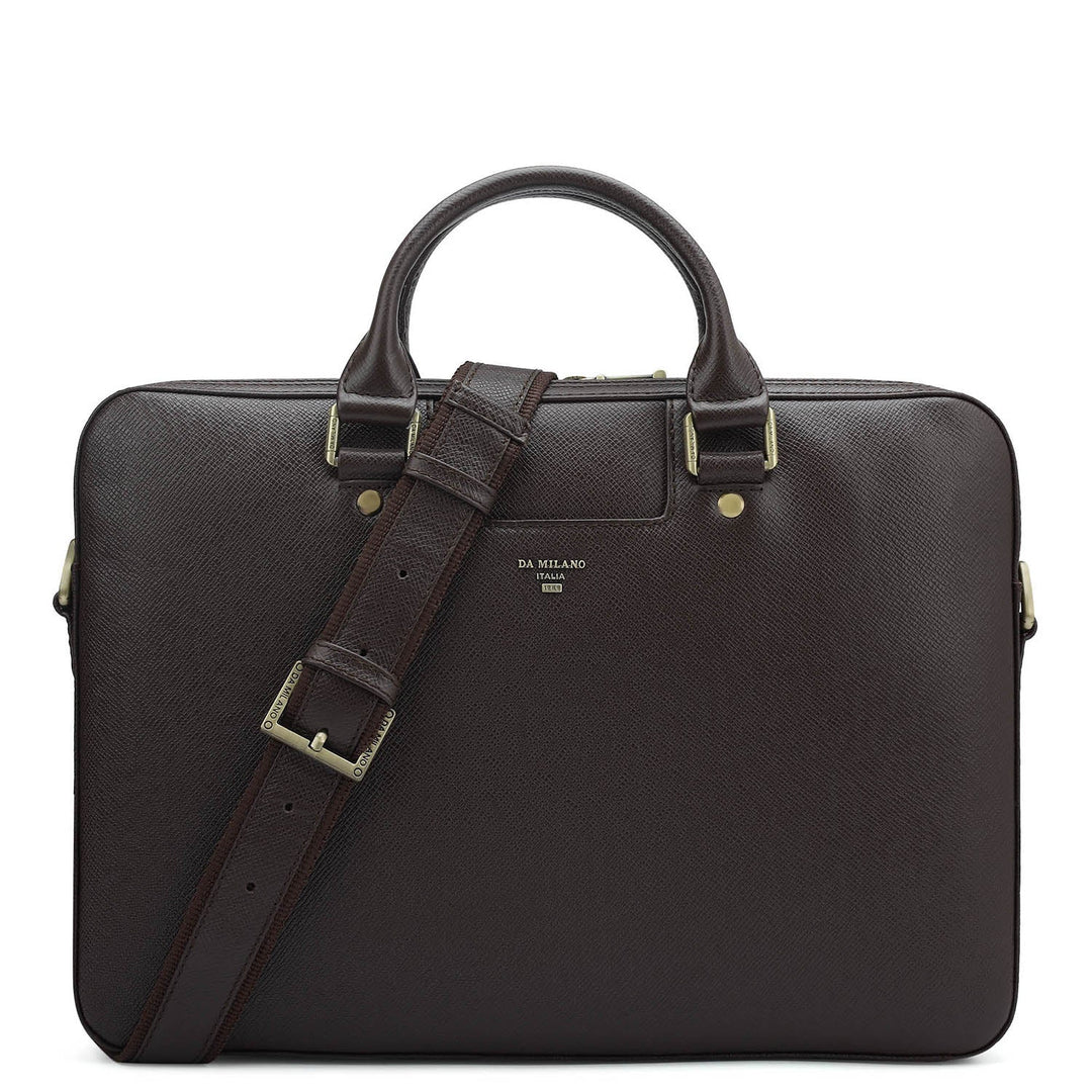 Franzy Leather Laptop Sleeve - Chocolate