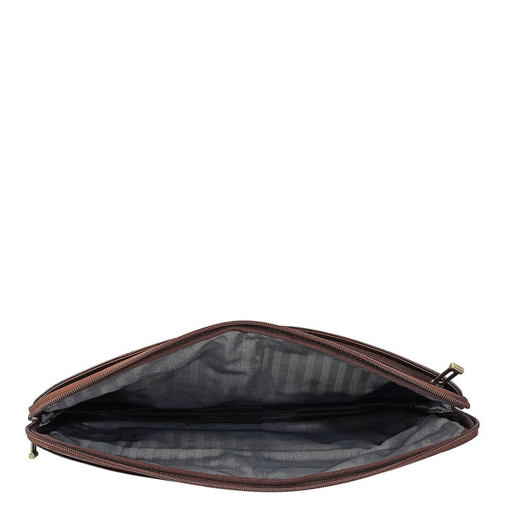 Signato Leather Laptop Sleeve - Cognac