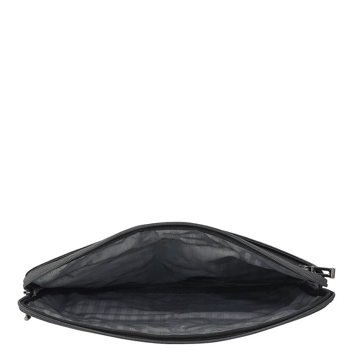 Signato Leather Laptop Sleeve - Grey