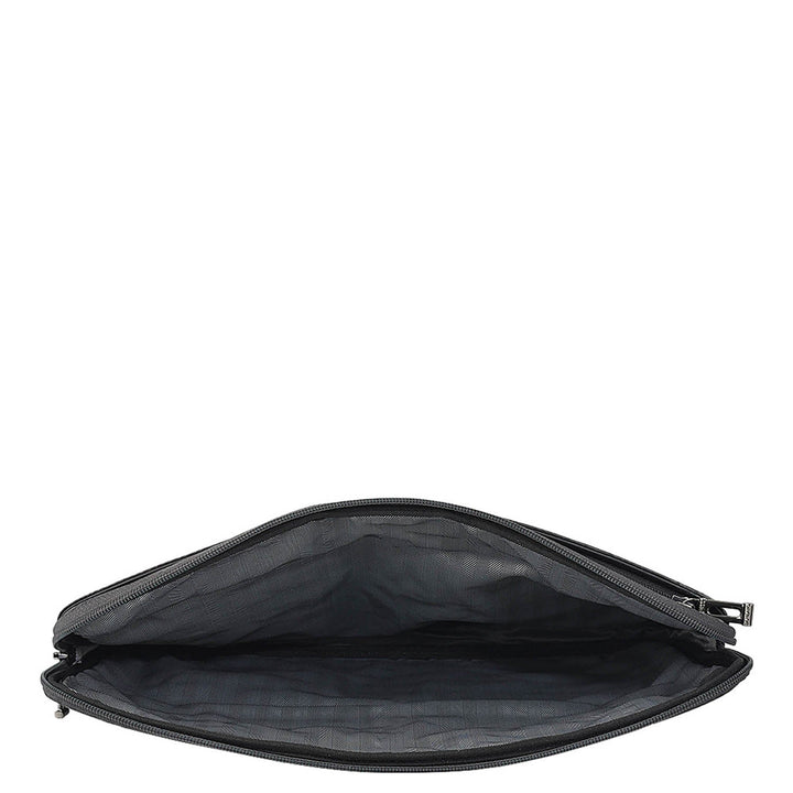 Signato Leather Laptop Sleeve - Grey