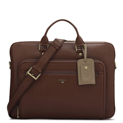 Wax Leather Laptop Sleeve - Espresso