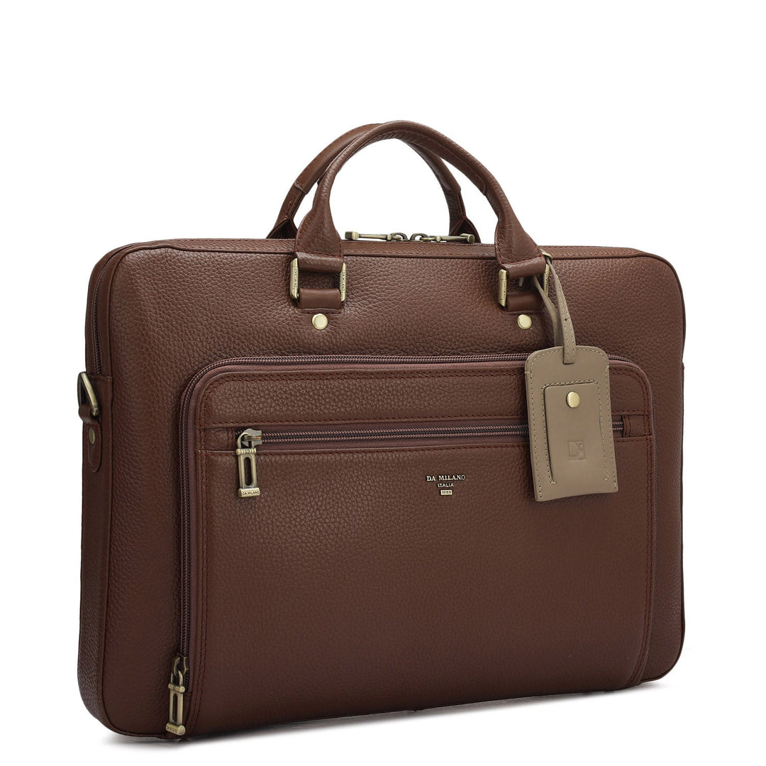 Wax Leather Laptop Sleeve - Espresso