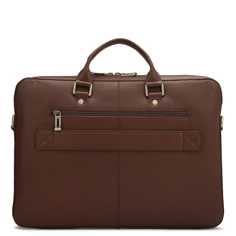 Wax Leather Laptop Sleeve - Espresso