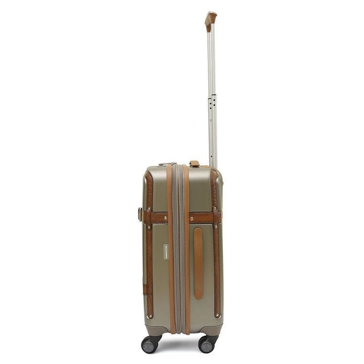 Emboss Leather Trolley (Small) - Champagne & Cognac
