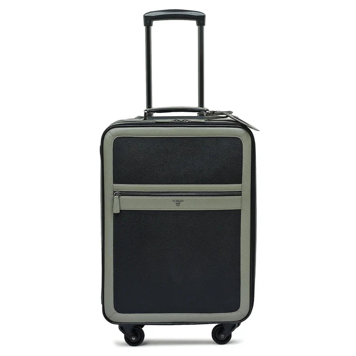 Franzy Leather Trolley - Black