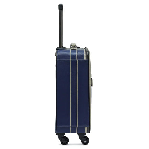 Franzy Leather Trolley - Ink Blue