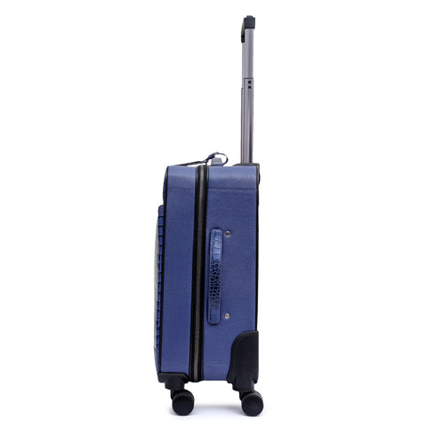 Croco Franzy Leather Trolley - Stardust