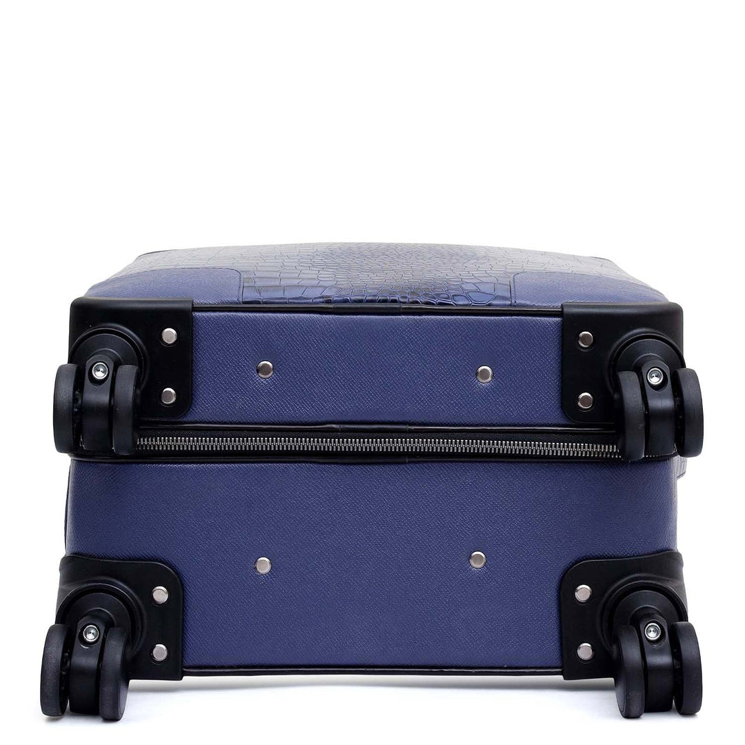 Croco Franzy Leather Trolley - Stardust