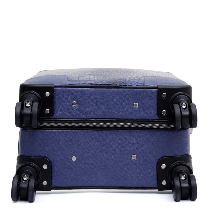 Croco Franzy Leather Trolley - Stardust