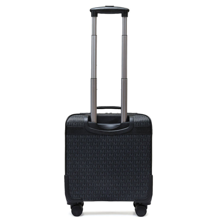 Monogram Leather Overnighter Trolley - Black