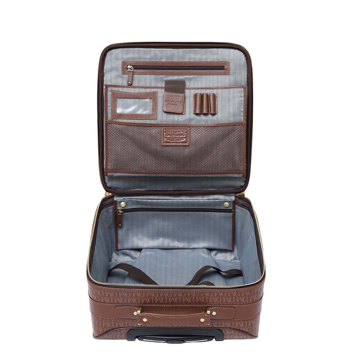 Monogram Leather Overnighter Trolley - Date