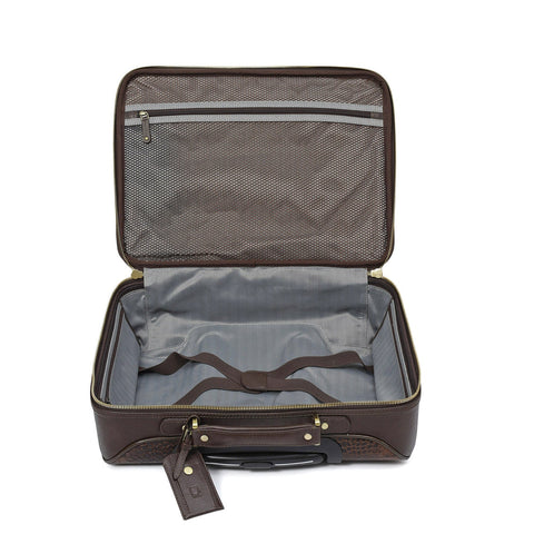 Croco Franzy Leather Trolley - Date