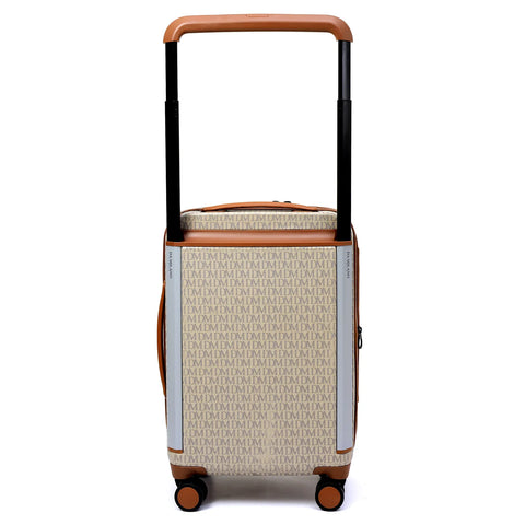 Monogram Franzy Leather Trolley - Chalk