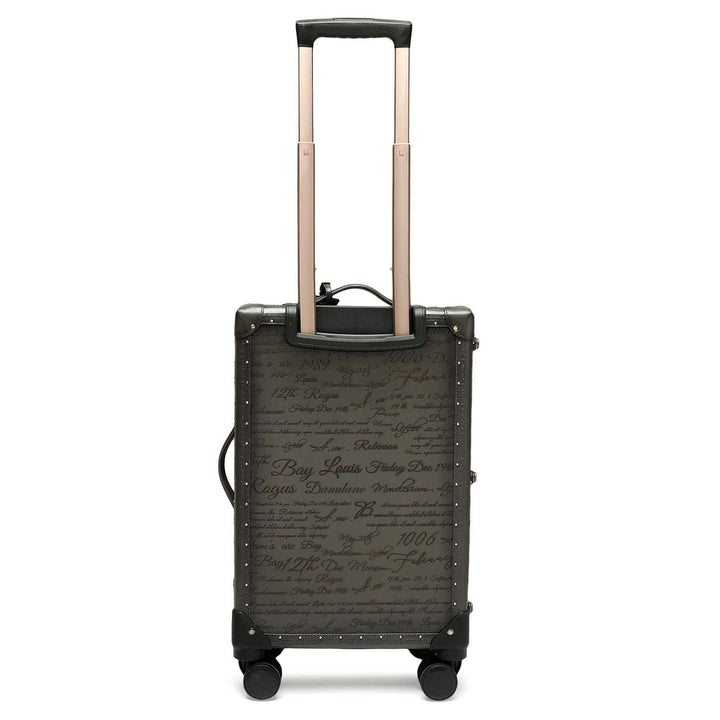 Signato Leather Trunk Trolley - Grey