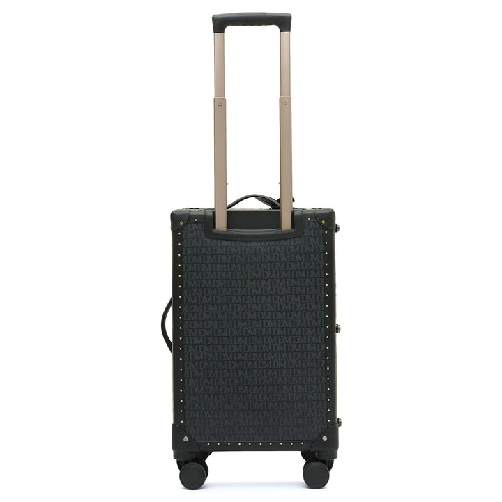 Monogram Franzy Leather Trunk Trolley  - Black