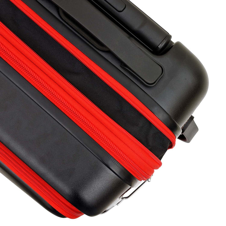 Cabin PC Trolley (S) - Black & Burgundy