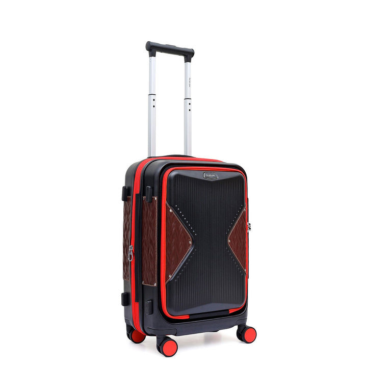 Cabin PC Trolley (S) - Black & Burgundy