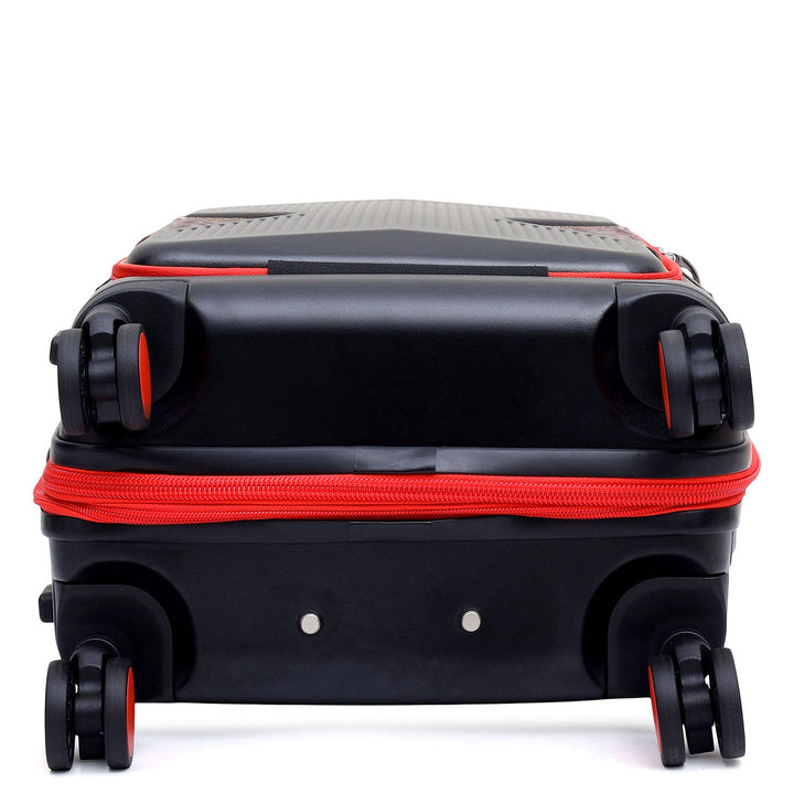 Cabin PC Trolley (S) - Black & Burgundy