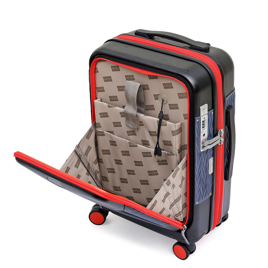 Cabin PC Trolley (S) - Black & Blue