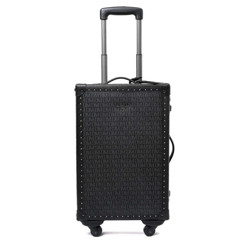 Small Monogram Leather Trolley - Black