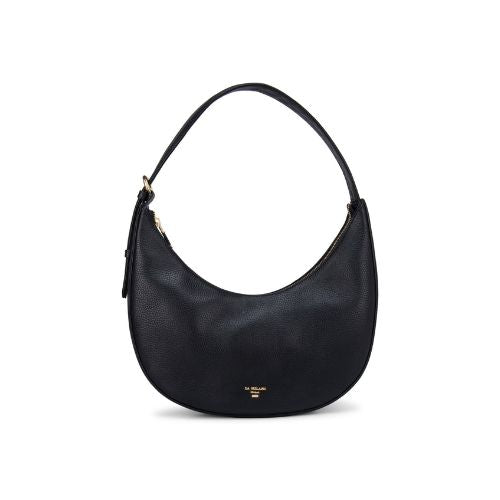 Black Wax Hobo Bag