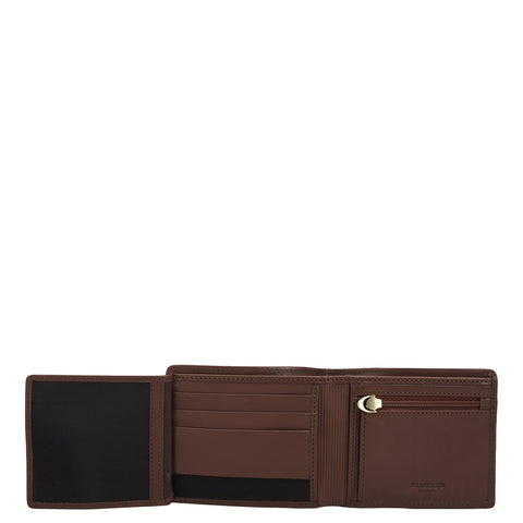Brown Bifold Leather Mens Wallet
