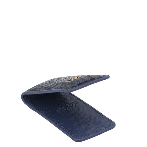Croco Leather Money Clip - Stardust