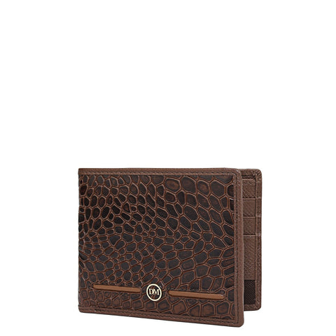 Date Bifold Leather Mens Wallet