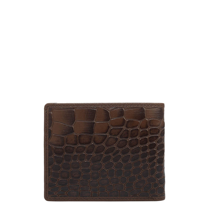 Date Bifold Leather Mens Wallet