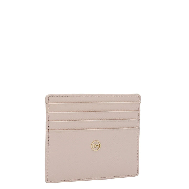 Franzy Leather Card Case - Blush