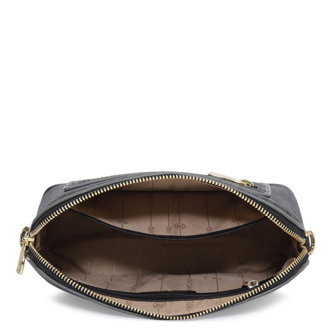 Small Monogram Leather Sling - Black