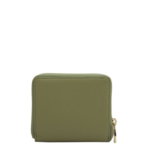 Wax Leather Women Wallet - Fern