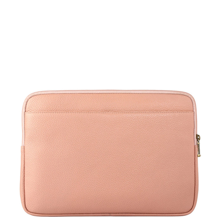 Wax Leather Laptop Sleeve - Feather