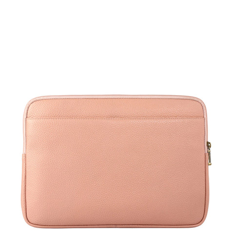 Wax Leather Laptop Sleeve - Feather