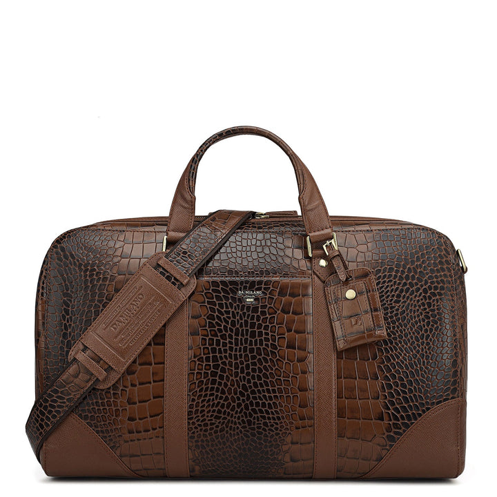 Croco Leather Luggage - Date