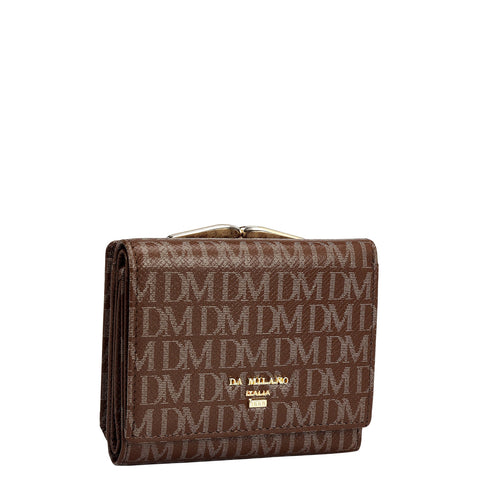 Monogram Leather Ladies Wallet - Date