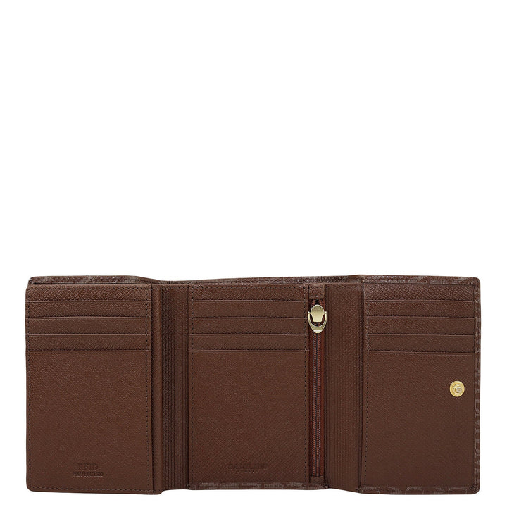 Monogram Leather Ladies Wallet - Date