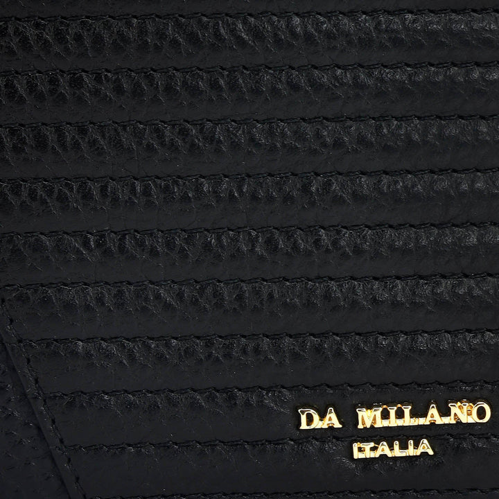 Black Bifold Leather Mens Wallet