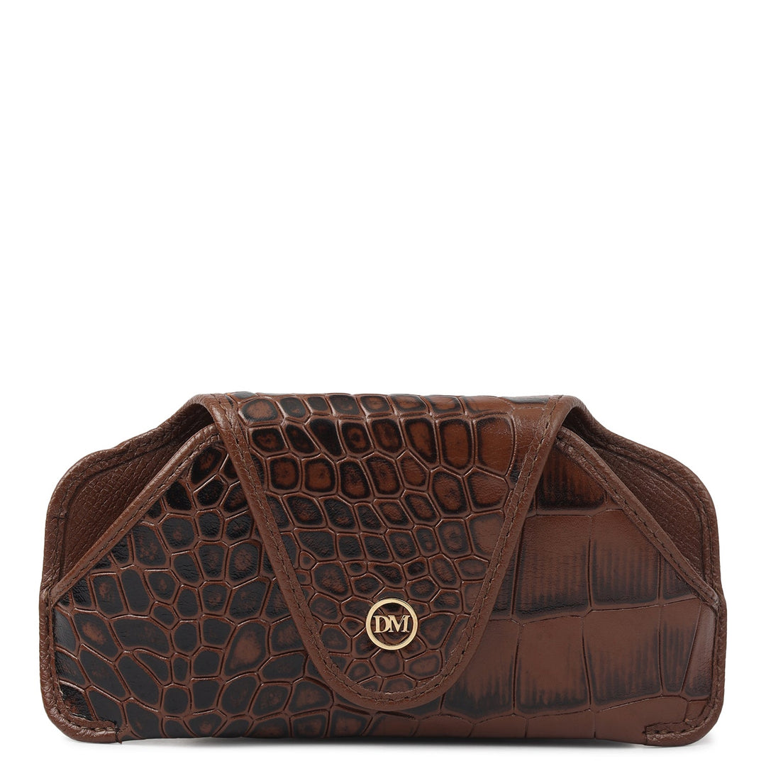 Croco Leather Spectacle Case - Date