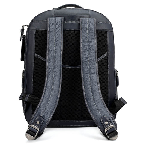 Bub Leather Backpack - Blue