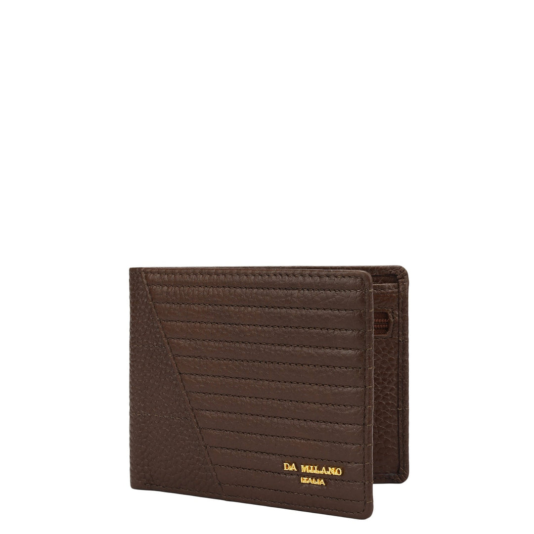 Espresso Bifold Leather Mens Wallet