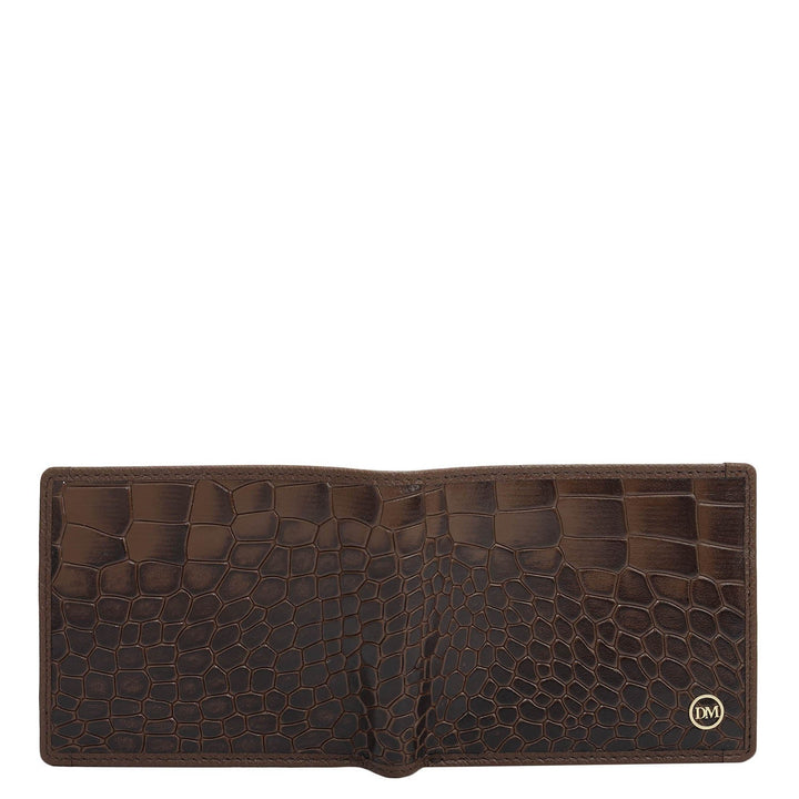Date Bifold Leather Mens Wallet