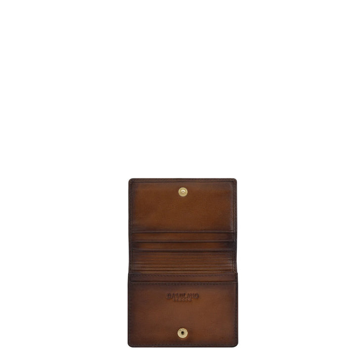 Signato Leather Card Case - Cognac