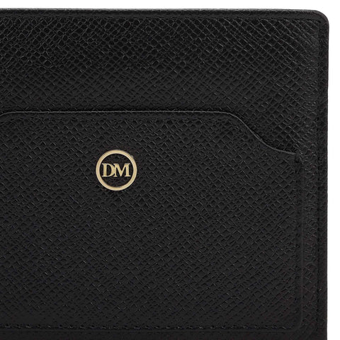 Black Bifold Leather Mens Wallet