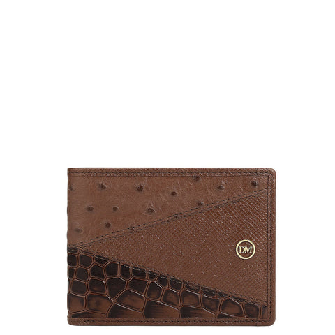 Date Bifold Leather Mens Wallet