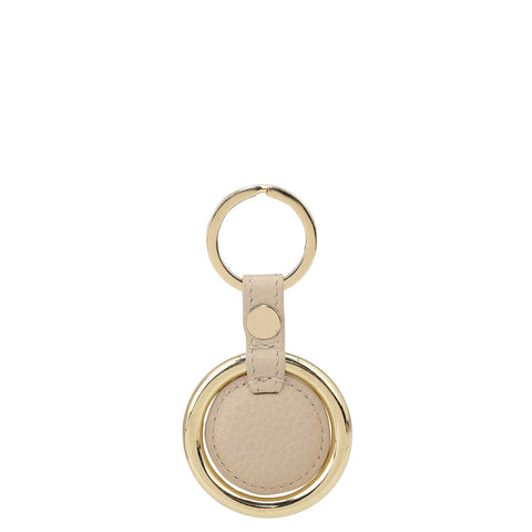 Wax Leather Key Chain - Dove