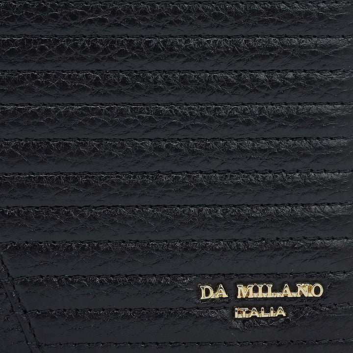 Black Bifold Leather Mens Wallet