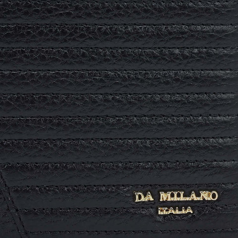 Black Bifold Leather Mens Wallet