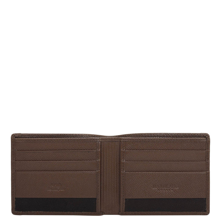 Date Bifold Leather Mens Wallet