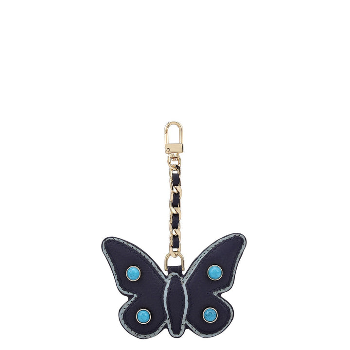 Wax Leather Bag Hanging - Ink Blue